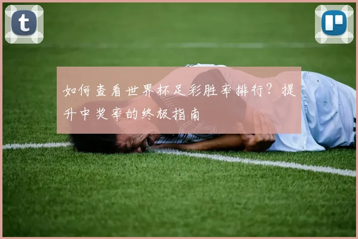如何查看世界杯足彩胜率排行？提升中奖率的终极指南